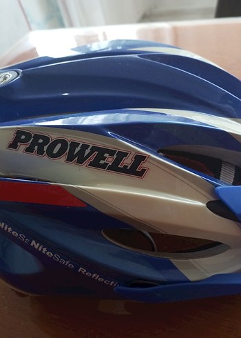 Mavi Elastik Biker Motosiklet Kaskı - Görsel 5