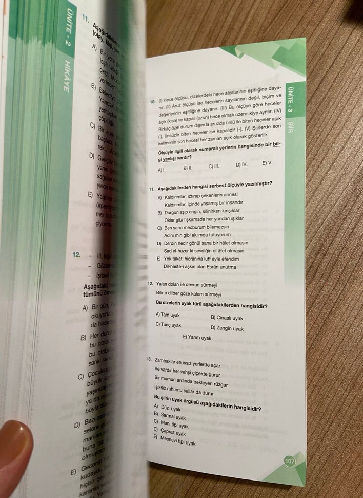 palme türkçe-edebiyat soru banka 9.sınıf - Görsel 5