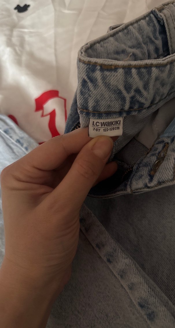 Gri Midi Boy Bol Kesim Kadın Kot Pantolon - Görsel 3