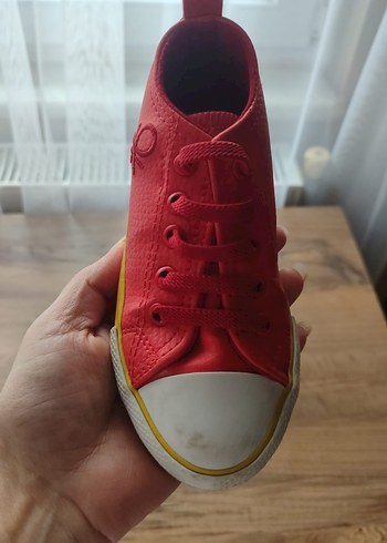 Kırmızı cocuk Spor Ayakkabı Velcro - Görsel 4