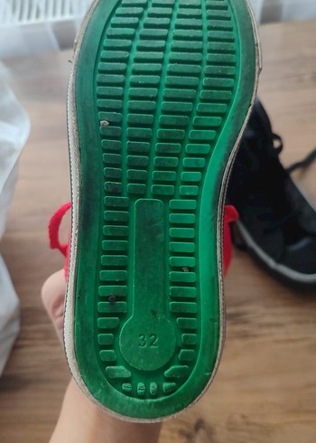 Kırmızı cocuk Spor Ayakkabı Velcro - Görsel 2