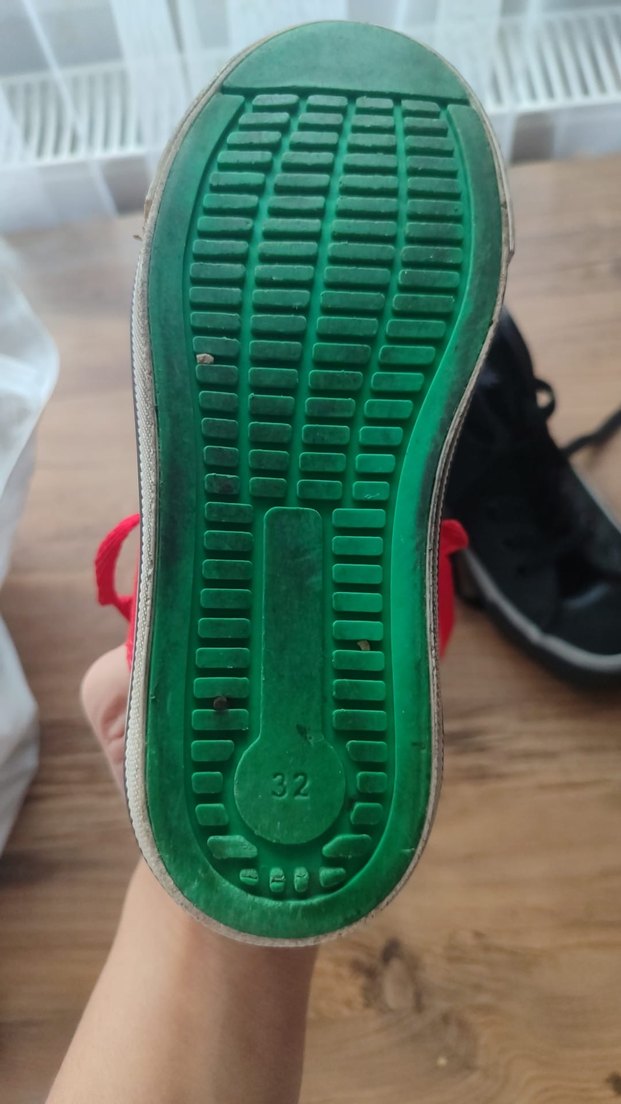 Kırmızı cocuk Spor Ayakkabı Velcro - Görsel 2