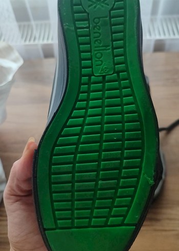 Siyah Platform Topuklu Kadın Spor Ayakkabısı - Görsel 2