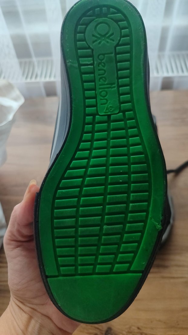 Siyah Platform Topuklu Kadın Spor Ayakkabısı - Görsel 2