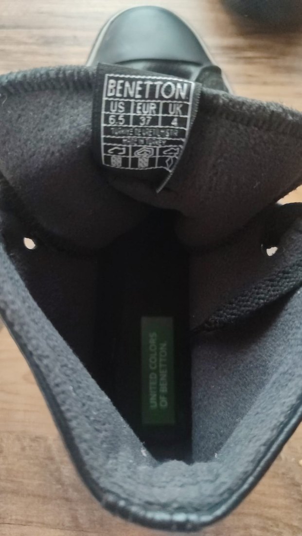 Siyah Platform Topuklu Kadın Spor Ayakkabısı - Görsel 3