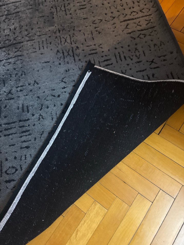 Çağdaş Gri Desenli Halı - Görsel 2