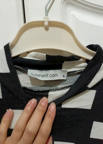 Uzun Kollu Gri Dik Yaka Triko Bluz - Görsel 2