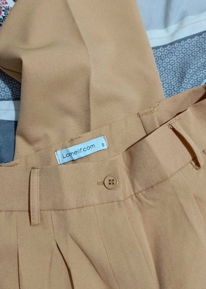 Lamelif kumaş pantolon  - Görsel 2