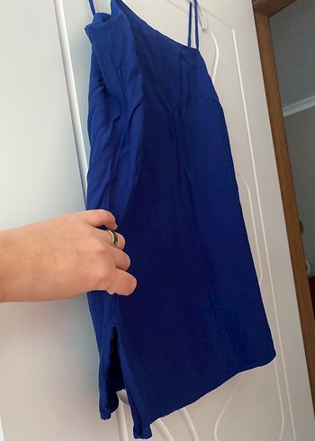 Mavi Askılı bluz - Görsel 3