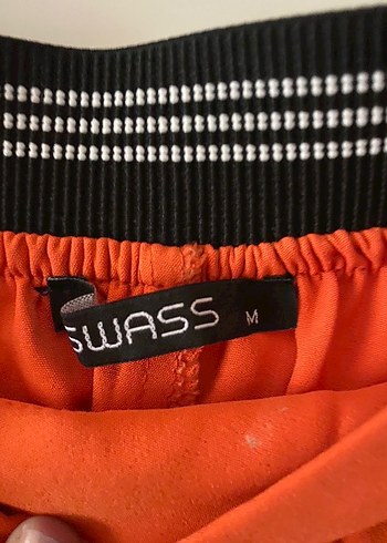 Turuncu Pilili Midi Kadın Kumaş Pantolon - Görsel 2