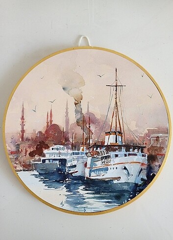 Diğer İSTANBUL VE VAPURLAR TEMALI DUVAR TABAKLARI