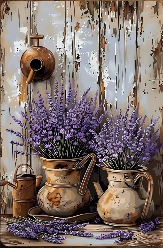 ÇİÇEK TEMALI DİKDÖRTGEN DUVAR TABAKLARI - Görsel 5