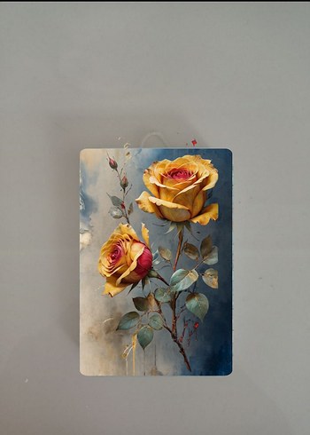 ÇİÇEK TEMALI DUVAR TABAKLARI - Görsel 7