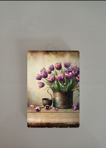 ÇİÇEK TEMALI DUVAR TABAKLARI - Görsel 8