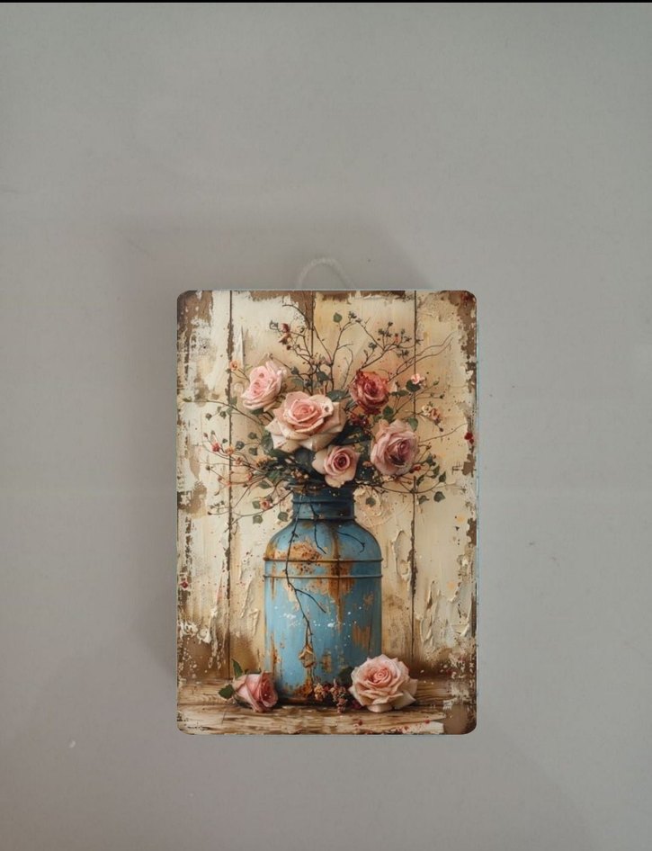 ÇİÇEK TEMALI DUVAR TABAKLARI - Görsel 5