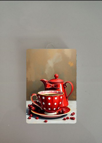 KAHVE TEMALI DUVAR TABAKLARI - Görsel 2