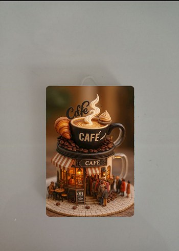 KAHVE TEMALI DUVAR TABAKLARI - Görsel 5