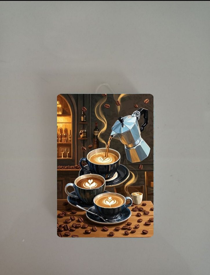 KAHVE TEMALI DUVAR TABAKLARI - Görsel 5