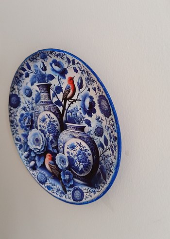 BLUE BLANC DESEN DUVAR TABAĞI - Görsel 4