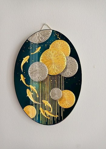 Tasarımcı MODERN TARZDA OVAL DUVAR TABAKLAHRI