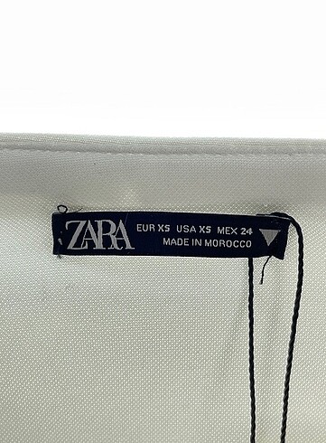 xs Beden beyaz Renk zara elbise