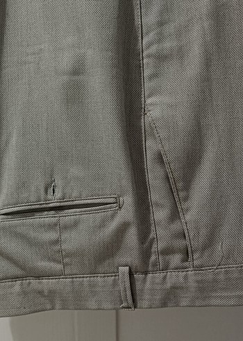 Gri Regular Fit Erkek Ofis Pantolonu