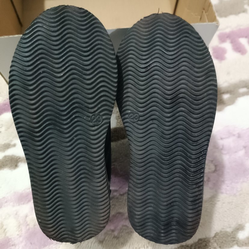 Koyu Mavi Tokalı Erkek Çocuk Özel Ayakkabı - Görsel 3