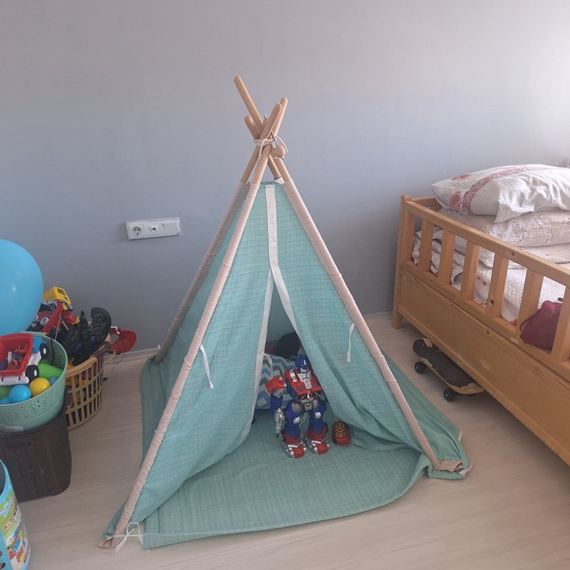 Turkuaz Çocuk Çadırı - Görsel 3