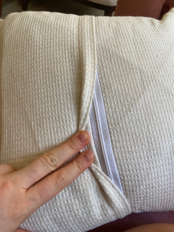 Nakışlı Bohem Tarzı Bej Yastık Kılıfı.iç kılıf ve iç dolgusu - Görsel 2