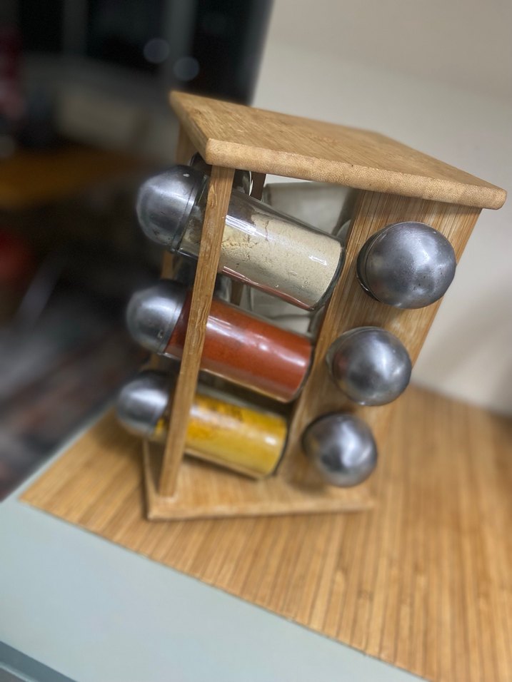 Ahşap Döner Baharatlık Seti - Görsel 2