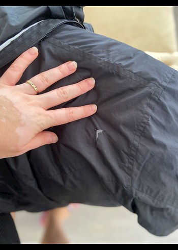 l/xl Beden Siyah Fermuarlı Erkek Midi Mont
