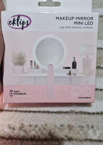 Ledli mini ayna - Görsel 4