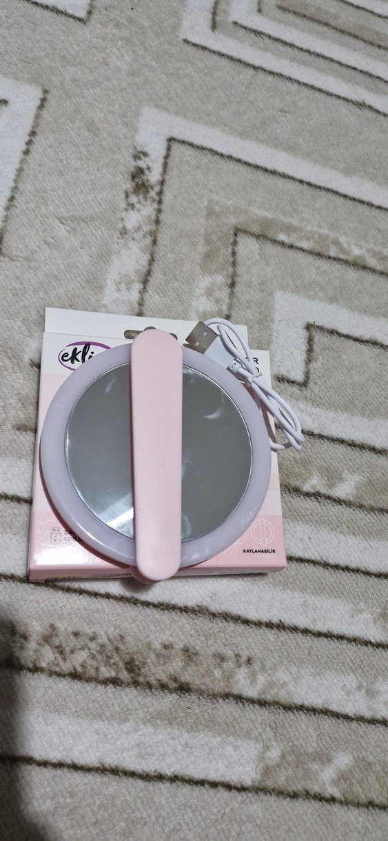 Ledli mini ayna - Görsel 3