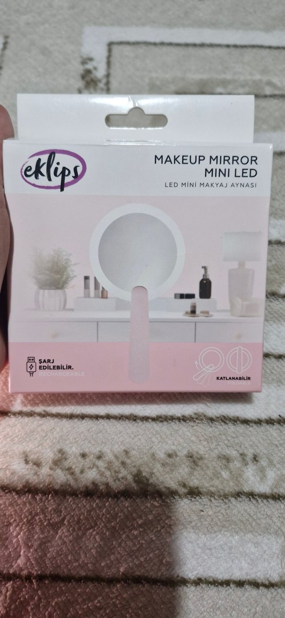 Ledli mini ayna - Görsel 4