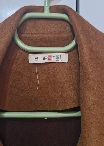 Kahverengi Kadın Süet Ceket - Görsel 2