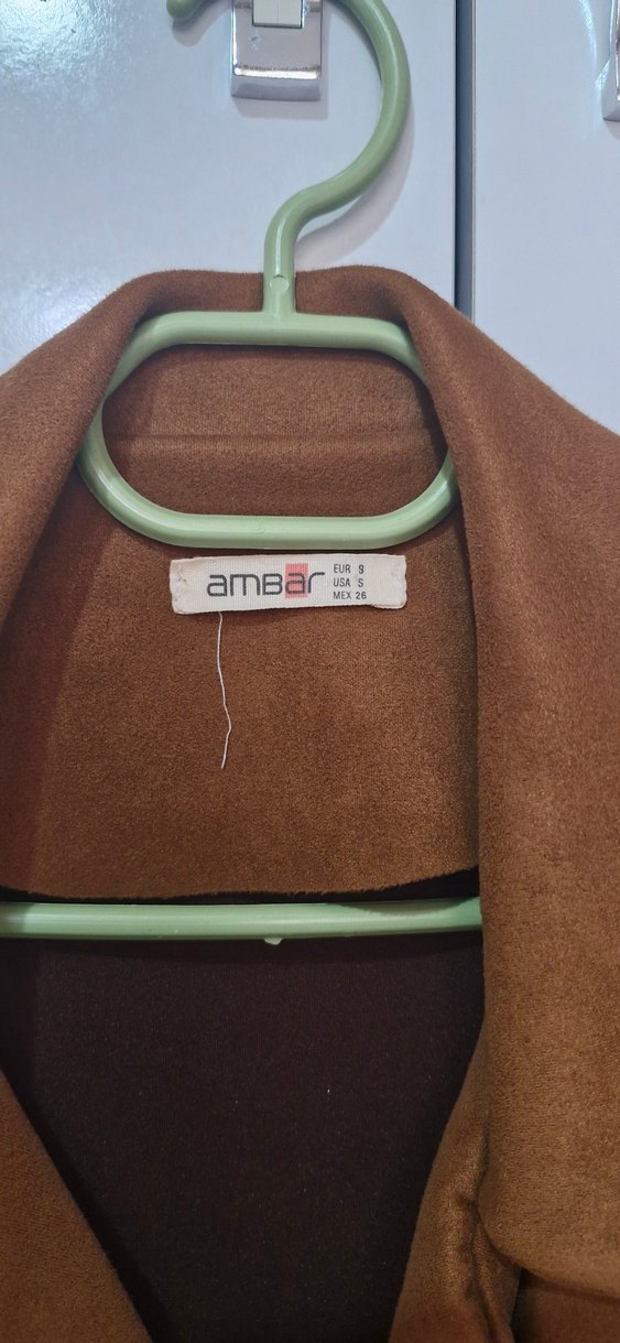 Kahverengi Kadın Süet Ceket - Görsel 2