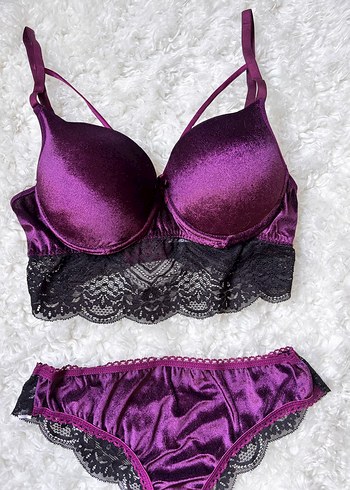 l Beden Kahverengi Ayı Desenli Kadın Pijama Takımı ve sütyen takımları