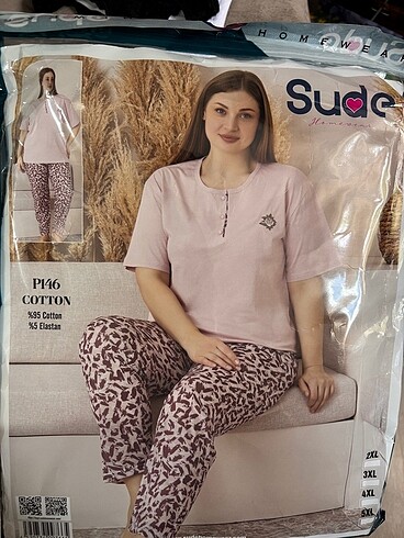 Battal beden pijama takımı