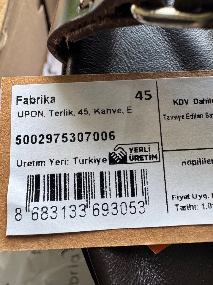 Kahverengi Deri Erkek Sandalet - Görsel 5