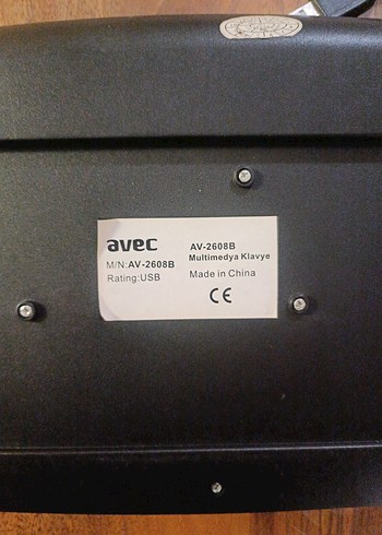 Gri Avec Kablolu Klavye - Görsel 6