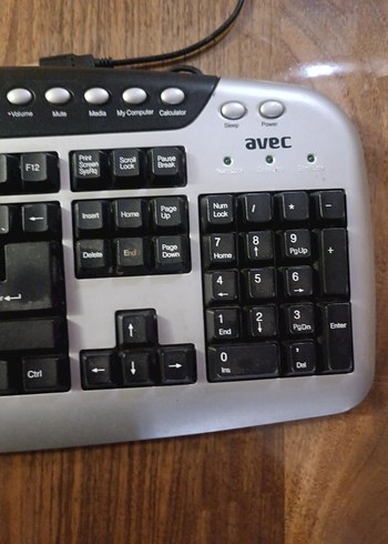 Gri Avec Kablolu Klavye - Görsel 2