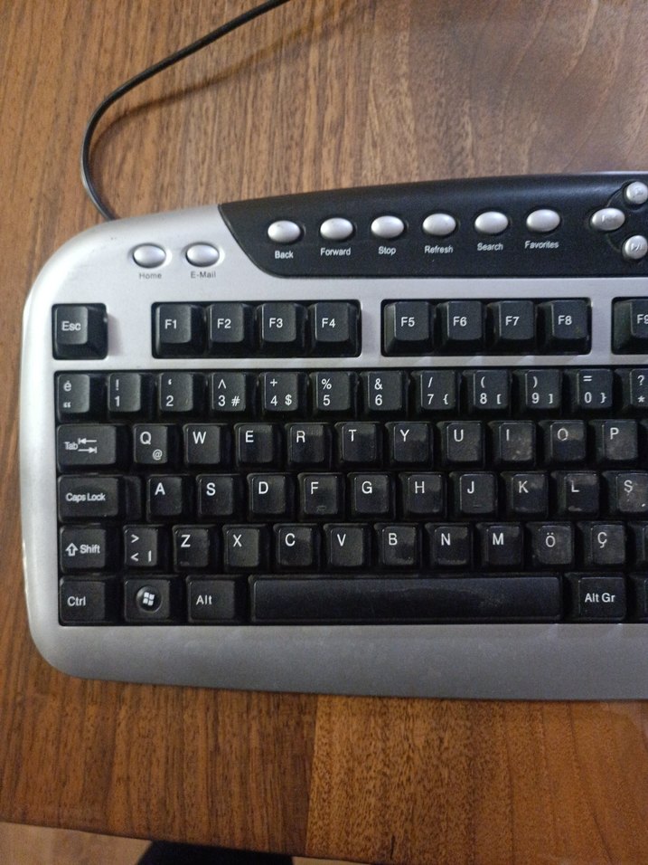 Gri Avec Kablolu Klavye - Görsel 4