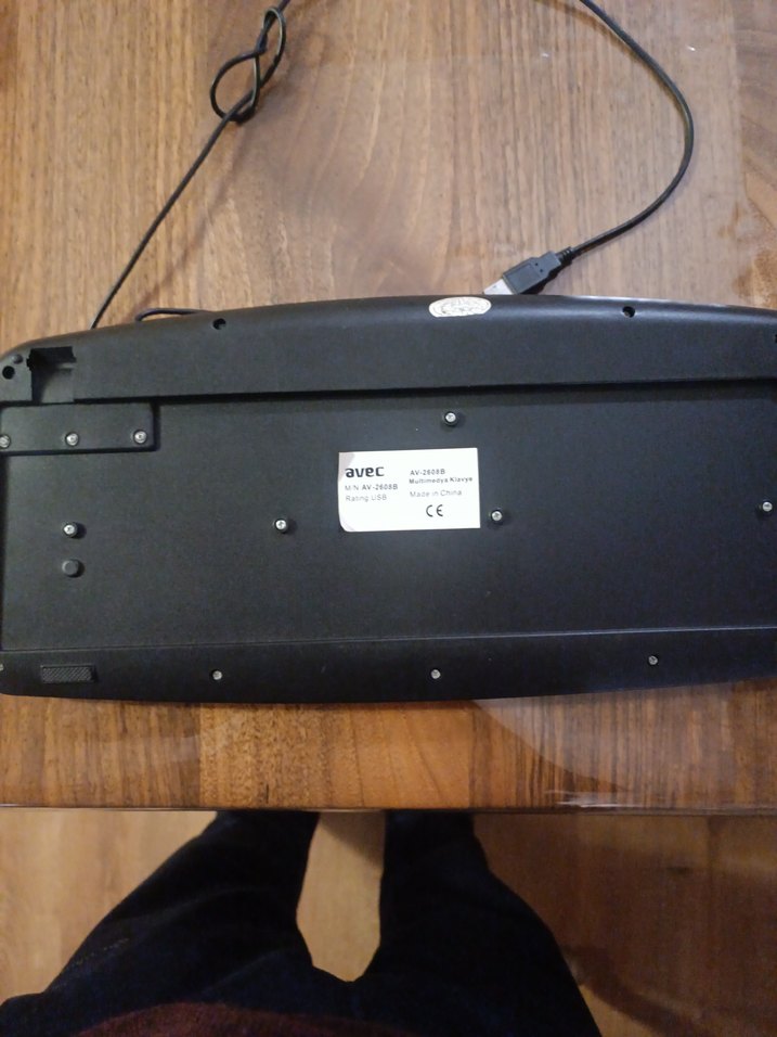 Gri Avec Kablolu Klavye - Görsel 5