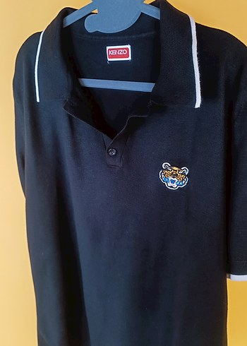 Erkek Lacivert Pamuklu Kenzo Marka Polo Tişört S Beden - Görsel 5