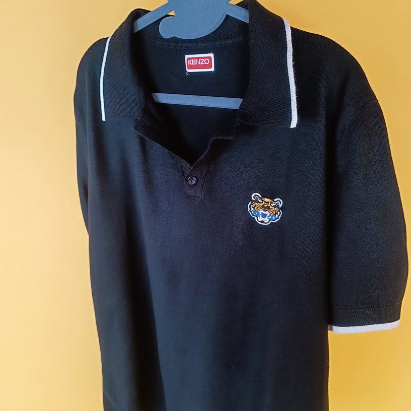 Erkek Lacivert Pamuklu Kenzo Marka Polo Tişört S Beden - Görsel 5