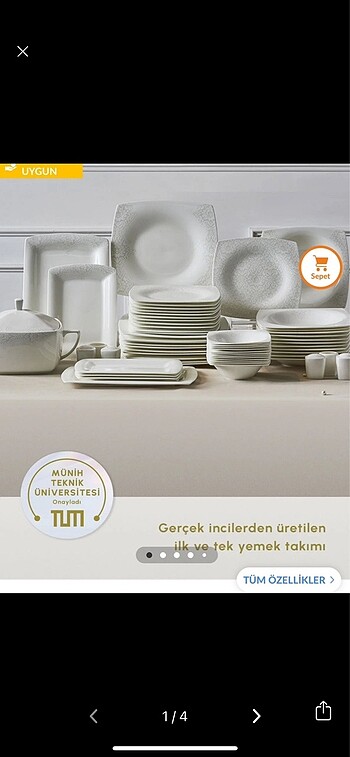 Karaca yemek takımı 12 kişilik