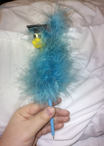 kuş figürlü kalem - Görsel 2