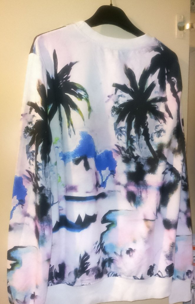 desenli Sweatshirt sıfır - Görsel 2