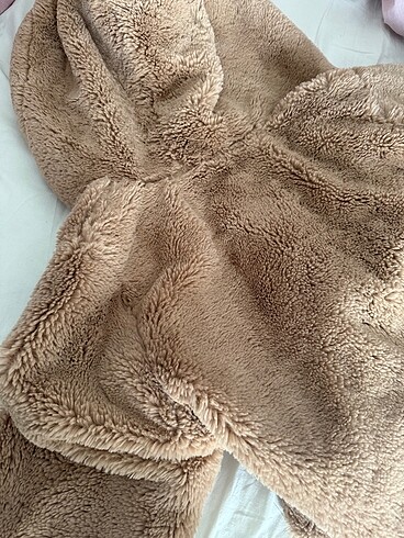 m Beden camel Renk Pull & bear peluş ceket