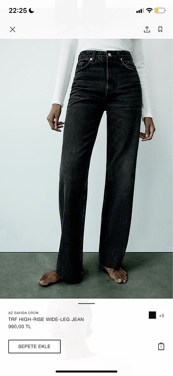 Zara wide leg trf